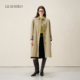 LE.SHERO原创设计百搭反穿极简英伦气质长款 风衣女简约休闲外套