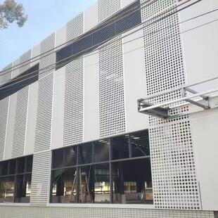 冲孔铝单板吊顶天花氟碳烤漆铝单板弧形雕花外墙幕墙铝单板厂家可