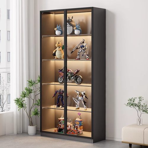 防尘书柜带玻璃门展示柜