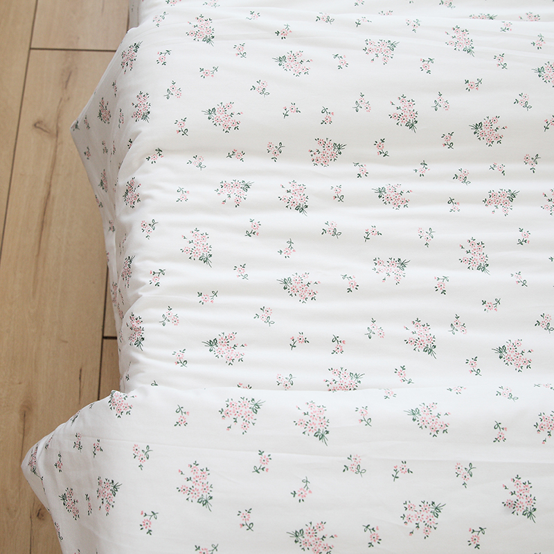 山楂树之恋日系碎花被套单件纯棉单双人150x20K0x2.3被罩100全棉