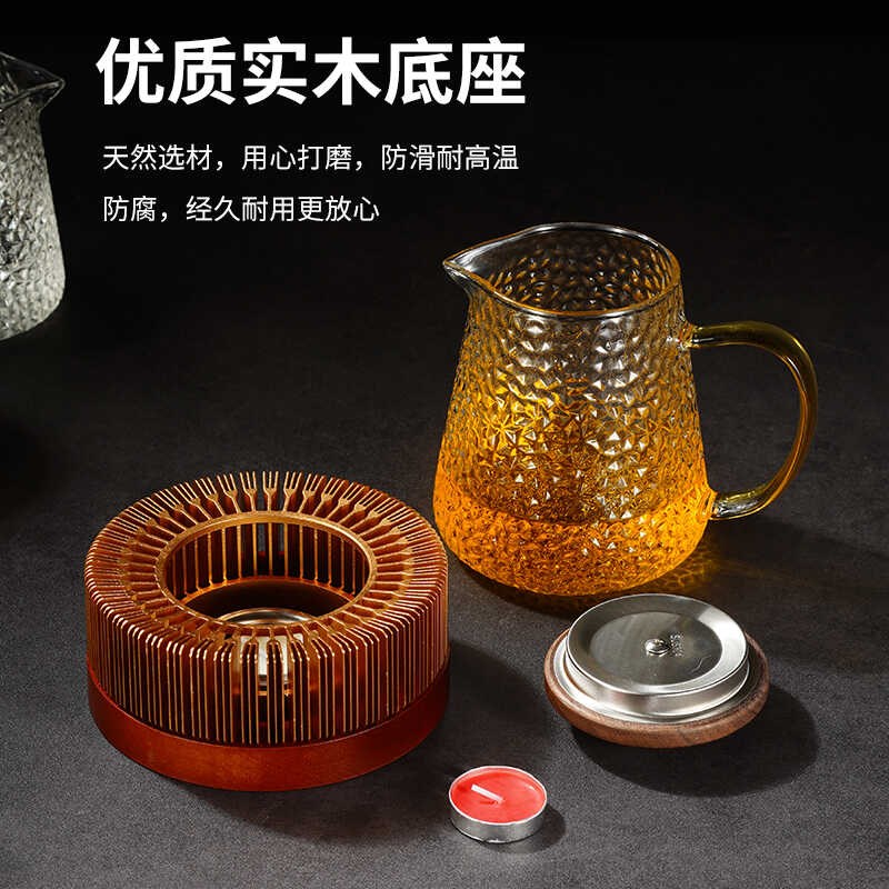 玻璃煮茶壶家用暖茶炉温茶炉围炉泡茶烧水蒸茶器2Z024新款