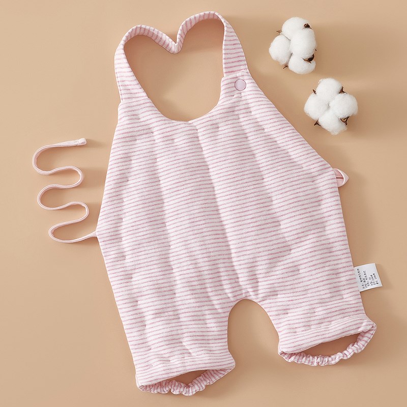 花肚兜新c生儿宝宝加厚睡觉兜兜儿童夹棉护肚子春秋季护肚围