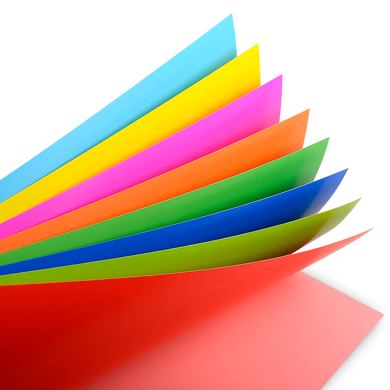 彩色亮面卡纸4k黑色白色4开厚手工幼儿园学生大张儿童Z画画硬卡纸