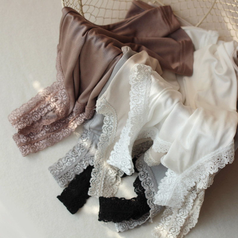 针织真丝吊带 蕾丝花边打底衫柔软背心百搭桑N蚕丝 大码背心内搭