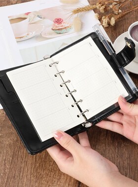 城市之光A7手帐本活页本日记本C便携本高颜值小本子6环多色可选