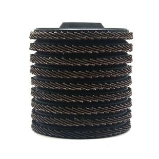 百叶片百叶轮2寸50抛光片3寸75mm打磨片4寸100磨光W片砂布轮千叶