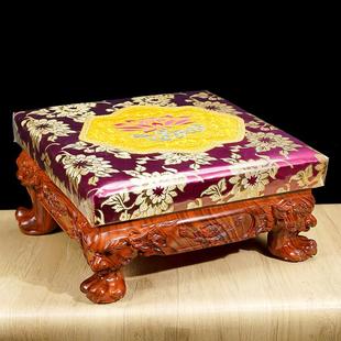 非实木拜垫跪垫家用塑钢拜凳莲花拜垫佛堂寺庙加厚打坐禅修蒲团