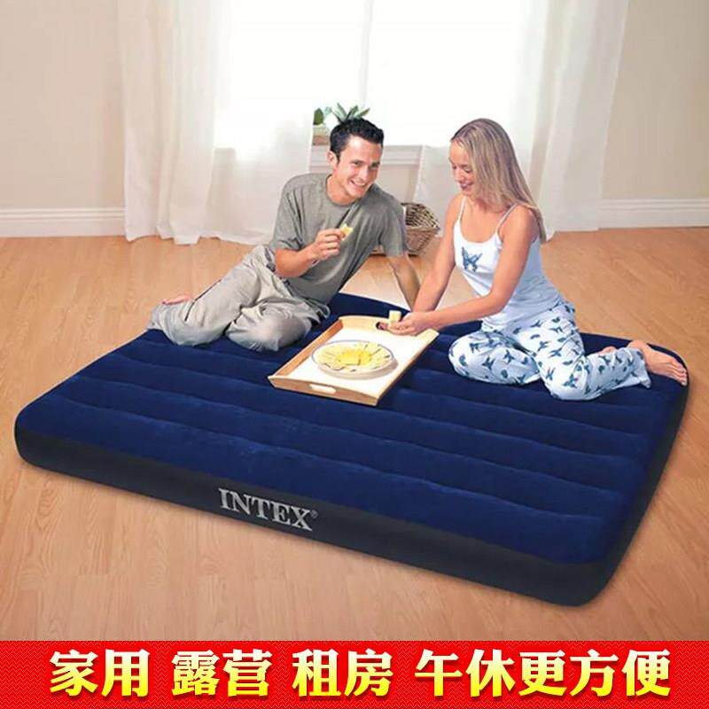 INTEX充气床垫单人加大 双人加厚气垫床家用户外帐篷床可携式折叠