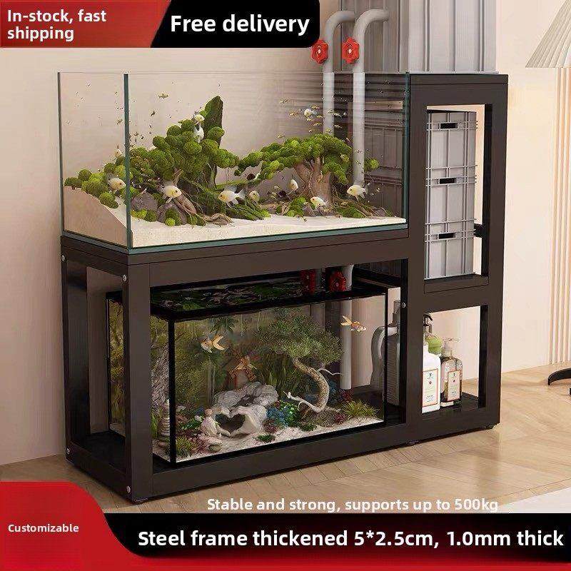 加厚鱼缸架子双层鱼缸柜鱼缸桌子龟缸架鱼缸底座金属框架超强承重,宠物/宠物食品及用品,底柜/落地缸,淘宝优惠券,粉丝福利购,淘宝优惠卷