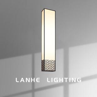 宋代美学天然云石壁灯客厅电视墙投射灯设计师长条别墅玄关走道灯