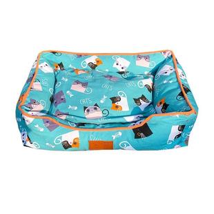 通用冬天保暖床垫子小型犬猫窝泰迪用品 可拆洗狗狗窝宠物窝四季