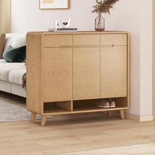 玄关柜门外客厅进门入户大容量 2024爆款 鞋 柜家用门口实木边框新款