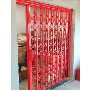 烤漆拉闸门折叠门推拉门收缩门不锈钢防盗门防盗拉闸覆古装饰门