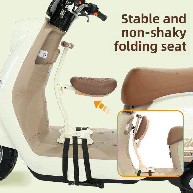 电动汽车儿童座椅前婴儿婴儿安全折叠电池汽车通用座垫免费安装