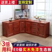 卧室转角柜实木组合多功能电视柜储物柜客厅墙角柜现代简约三角柜