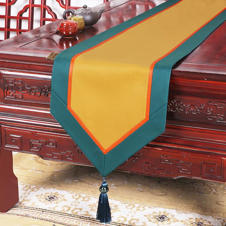 北欧餐桌旗式现代简约ins床旗床尾巾茶几餐桌装饰布长条轻奢桌布
