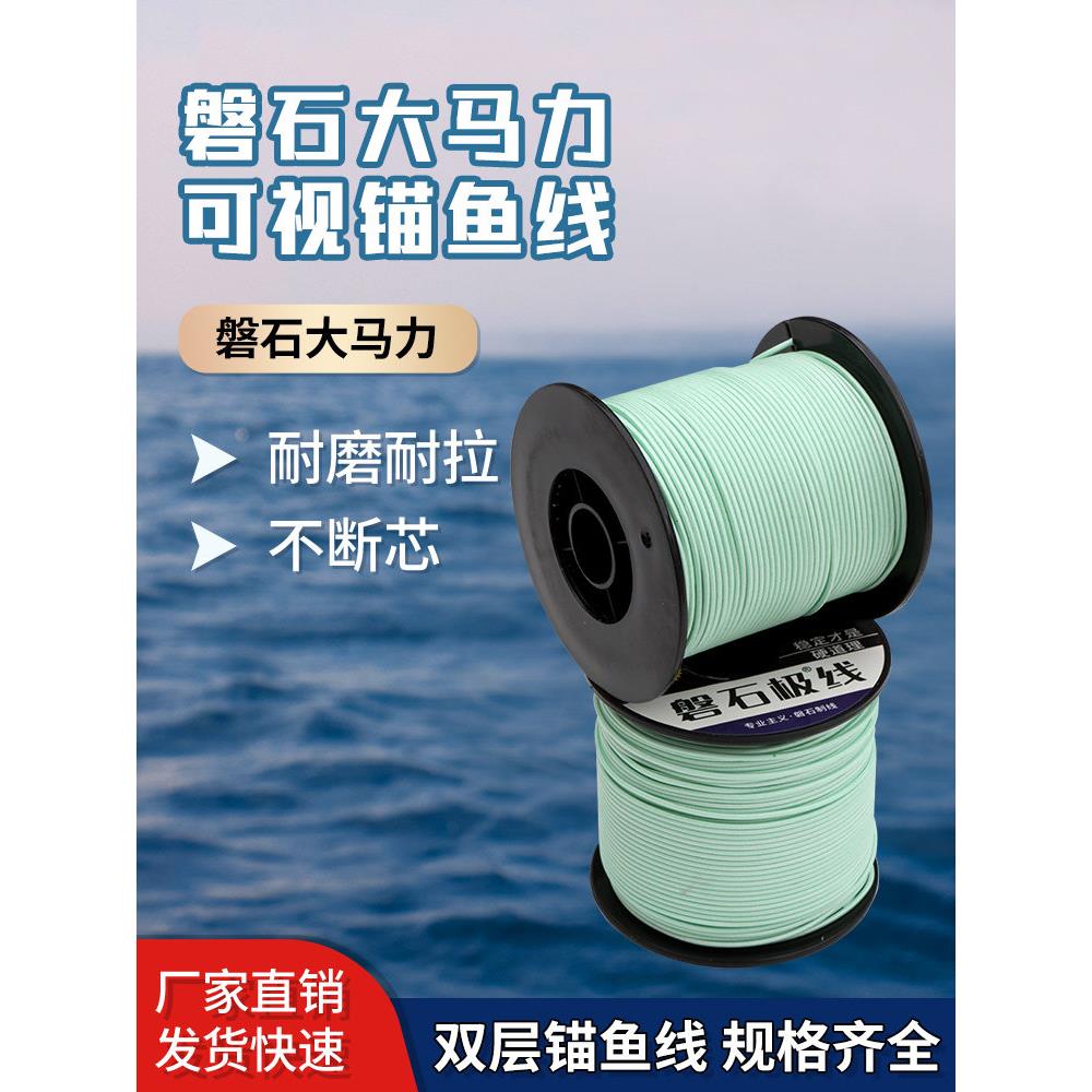 正品磐石极线可视锚鱼探鱼大马力线锚鱼视频线皮线主线可视传输线图片