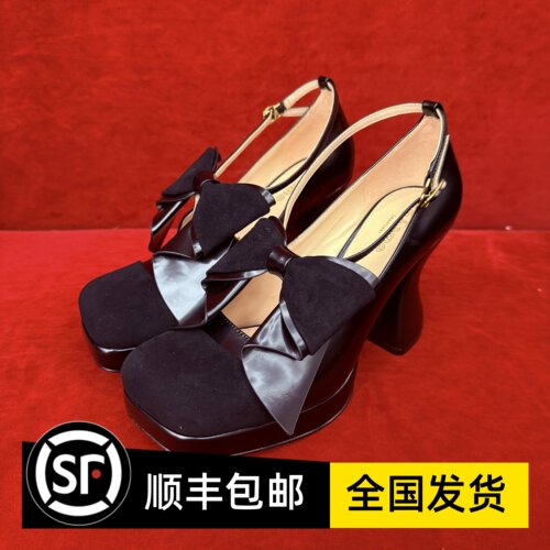Le fame拉飞姆国内专柜代购 25 秋玛丽珍高跟女鞋LF25Q31CG346