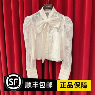 春蕾丝宫廷风上衣 LF25C21SB249 fame拉飞姆国内专柜代购