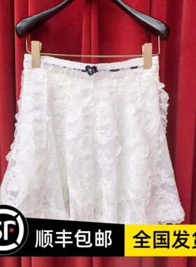 Le fame拉飞姆国内专柜代购 24夏网球运动蕾丝半裙LF24X51SS141