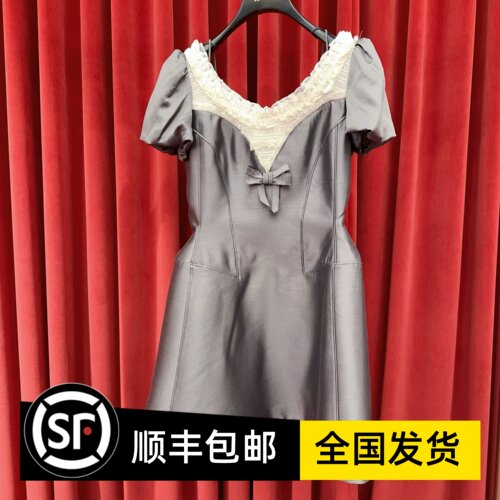 LeFame拉飞姆专柜正品2025夏LF25X02SO347洛可可风连衣裙 原3495