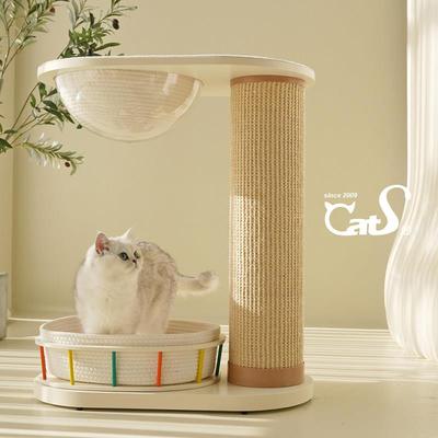 CatS猫爬架游乐园系列太空舱超耐抓剑麻实木猫抓板大小体型猫通用