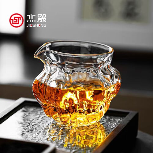 杰晟加厚耐热玻璃公道杯