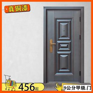 室内门出租房间大门进户不锈钢工程外开单门 家用防盗门入户门单元