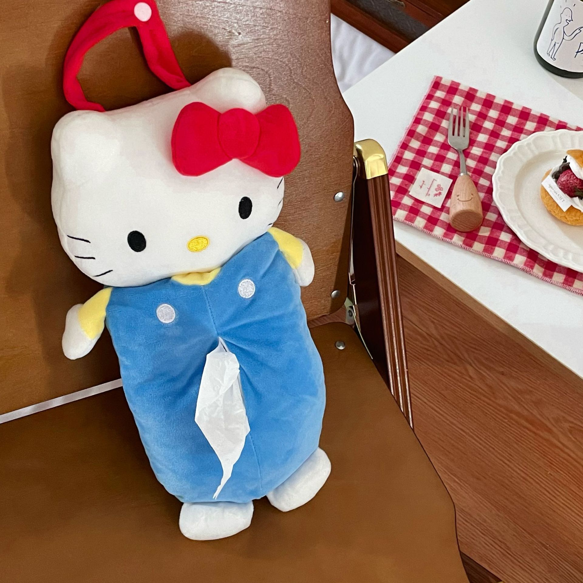 小红书同款猫咪纸巾盒in风心车载