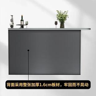 客bk家用厅吧台隔断柜玄关岛台岩板现高做k脚XEA桌餐厅边靠墙木板