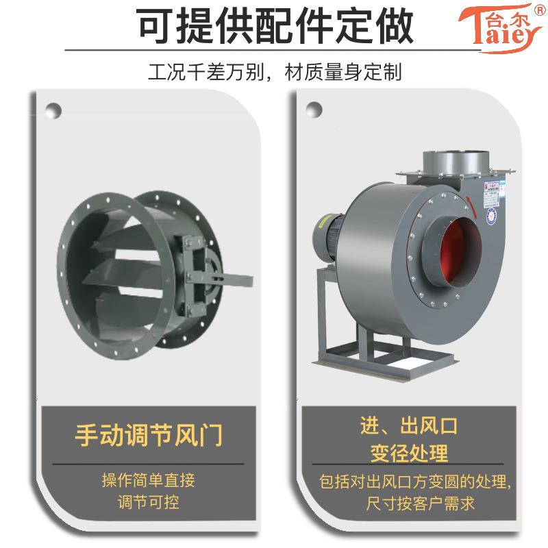 尔4-72台离心机式通风机设A式C式133工业风车间仓库地下室排风备