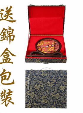 纯手工刺绣摆件苏绣工艺品家居饰品创意办公桌摆台新中式客厅卧室