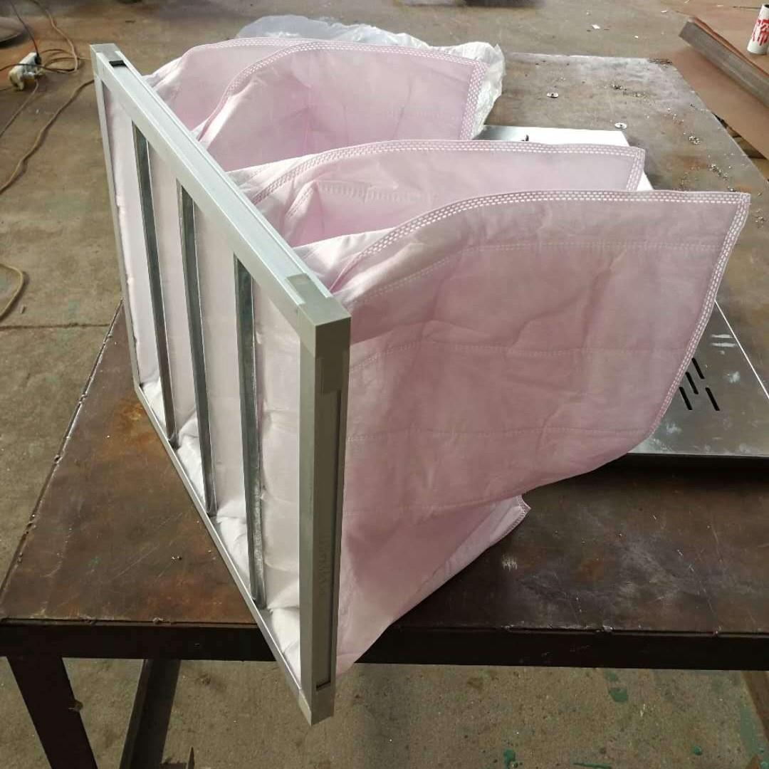 天润实体厂供应组合式空调送风箱送风机组F6F7F8F9袋式中效过滤器