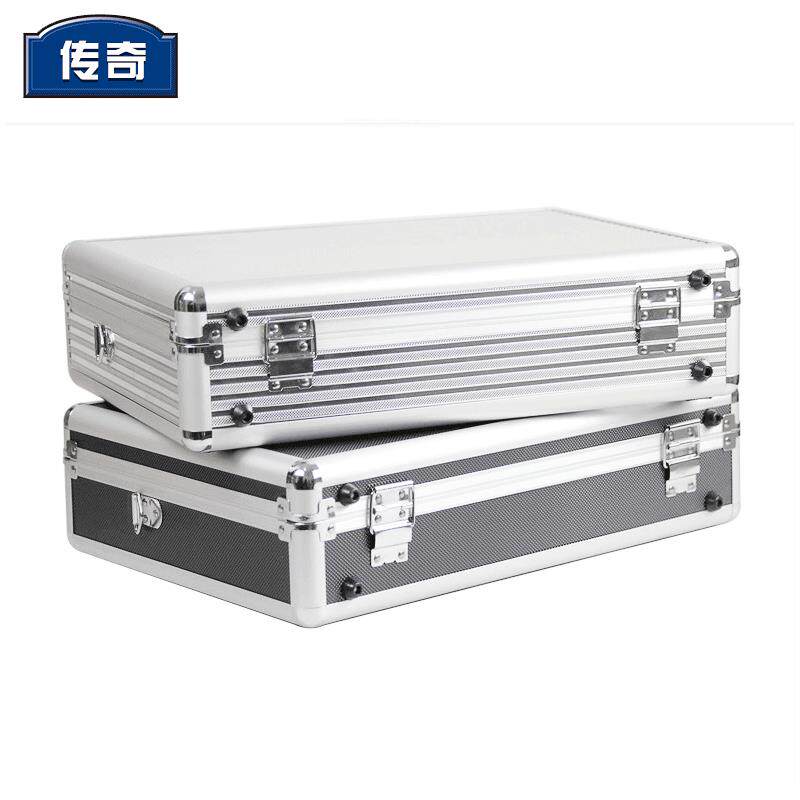 铝合金多功能工具箱小号纯色大容量密码箱电脑示范工具收纳箱