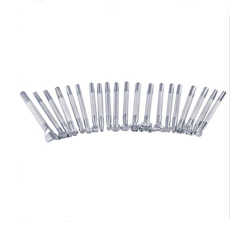 厂家 DIY28件皮革工艺套装手缝菱斩手艺皮艺工具套装04款