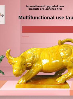 黄牛水牛陶瓷工艺品礼品风水解决浴室，厨房失踪的角落，客厅，办
