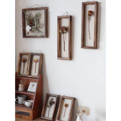 WULIHOME植物标本画框复古画作墙面干花家居客厅店铺陈列装饰
