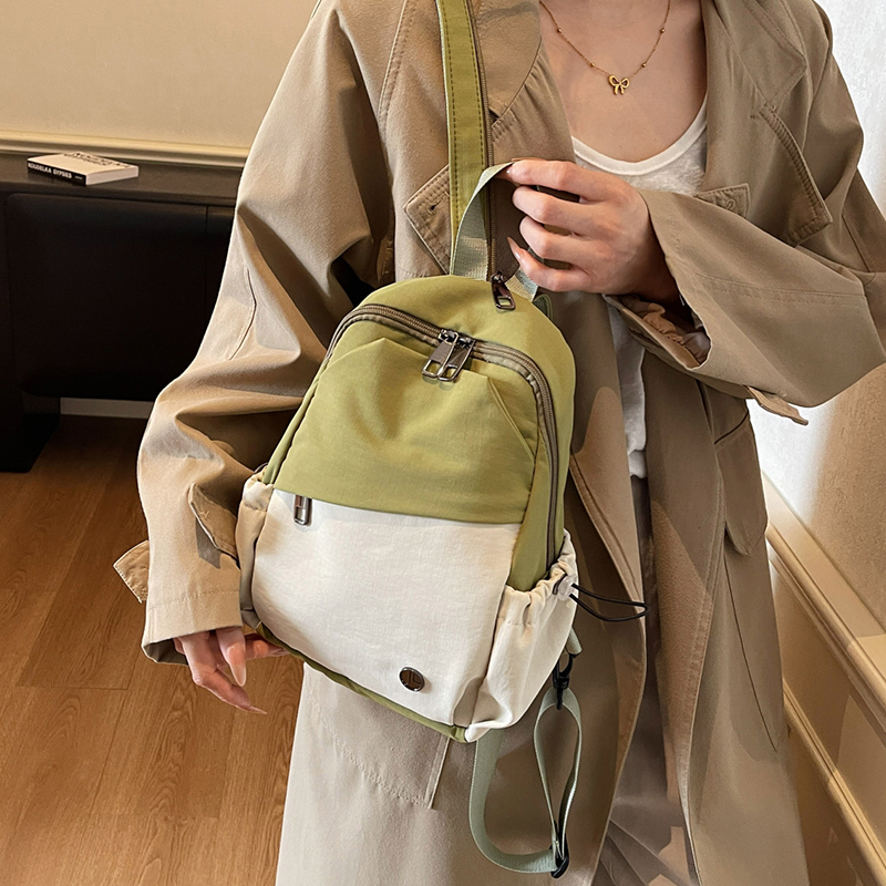 双肩包休闲简约可单肩斜挎小背包