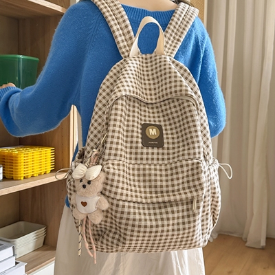 大学生上课通勤书包大容量双肩包