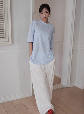 THE COLLECTORS韩国正品langer宽松休闲百搭短袖T2025夏新款上衣