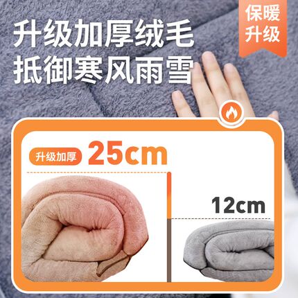 三轮车挡风被冬季加绒加厚24新款小型电动车防风罩秋冬款防水