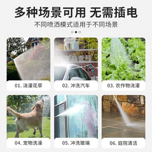 高压洗车水枪家用冲洗浇花神器伸缩水管软管强力洗地喷头接自来水
