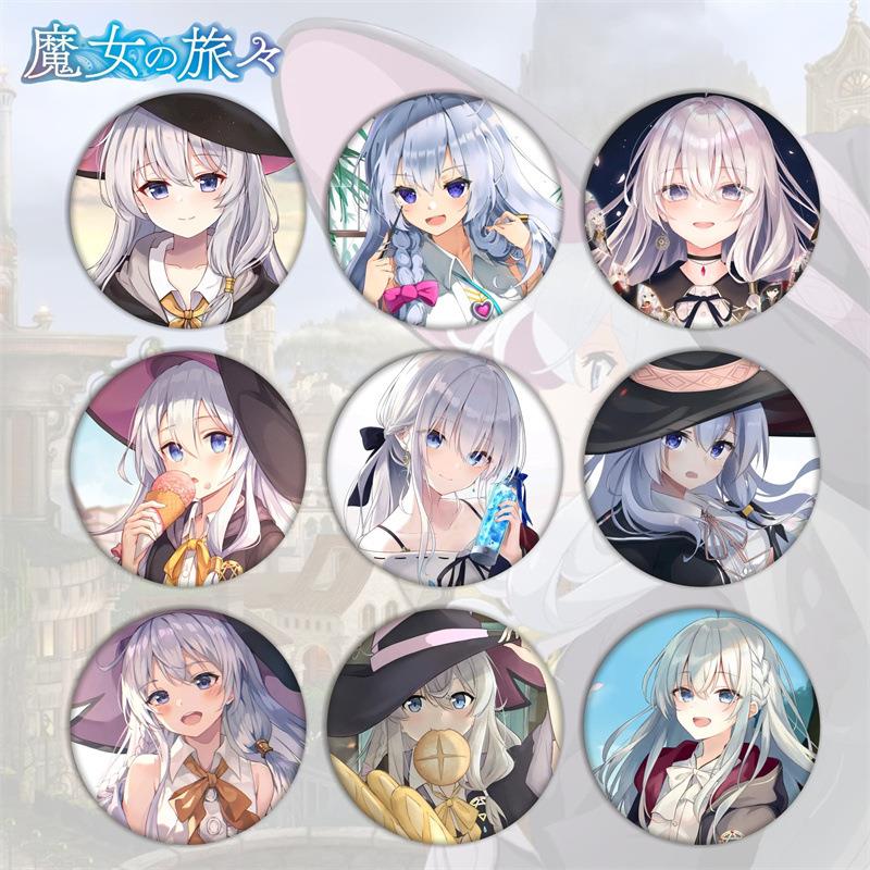 魔女之旅伊蕾娜动漫二次元徽章吧唧胸章周边头像马口铁外贸礼饰品