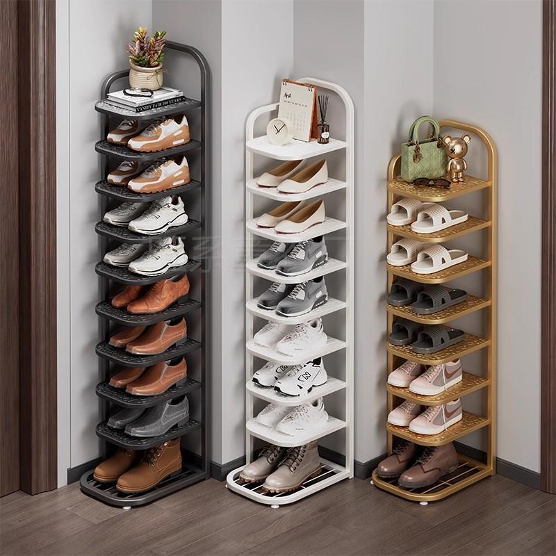 铁艺折叠鞋架子小窄门口家房用多层入户置物架出租用简易不占空间