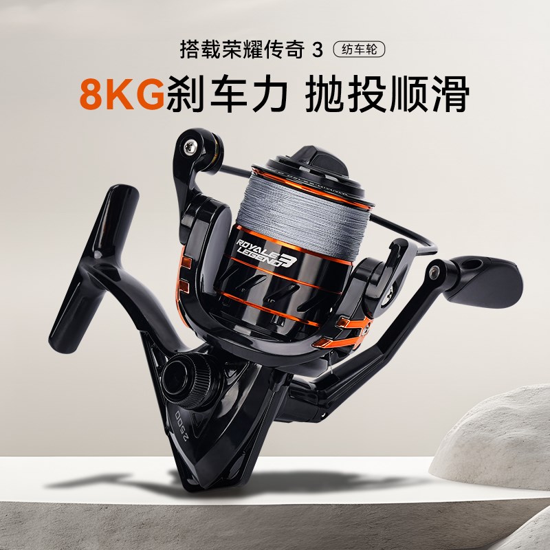卡斯丁荣耀传奇3路亚竿套装远z投纺车轮路滑竿大导环滑漂竿全套