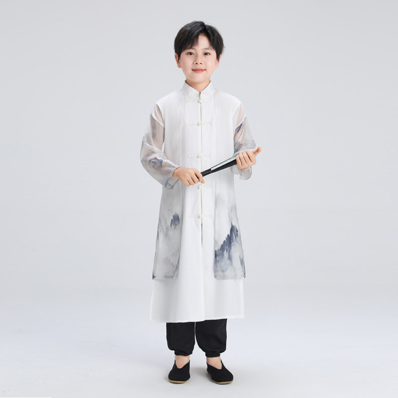 汉服男童春秋款2025新款古风唐装