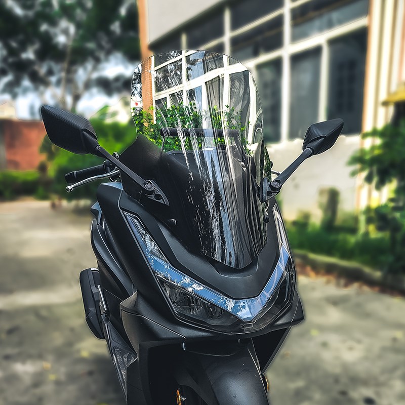 天飞仕适用本田25款PCX160风挡改装pcx后视镜前移挡风带拓展横杆