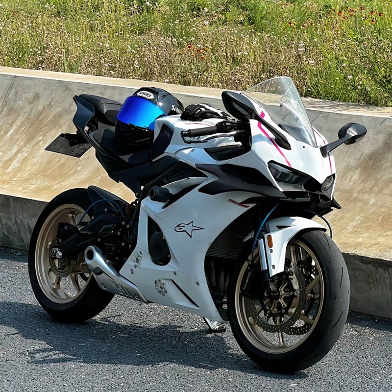 适用凯越450rr改装定风翼 竞技侧风刀 加大导流罩无损安装 配件