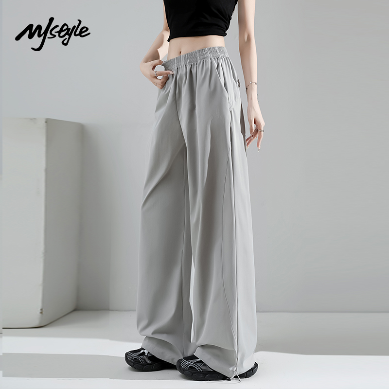 MJSTYLE美式复古工装裤女2025夏