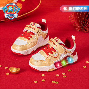 闪光亮灯鞋 汪汪队男童运动鞋 幼儿园男孩子儿童鞋 6岁2025年新款